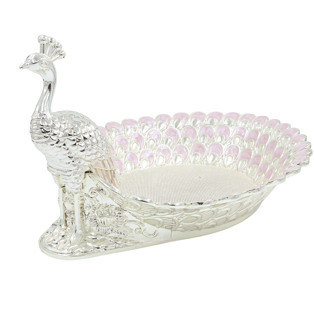 PEACOCK FEATHER TRAY | LILAC