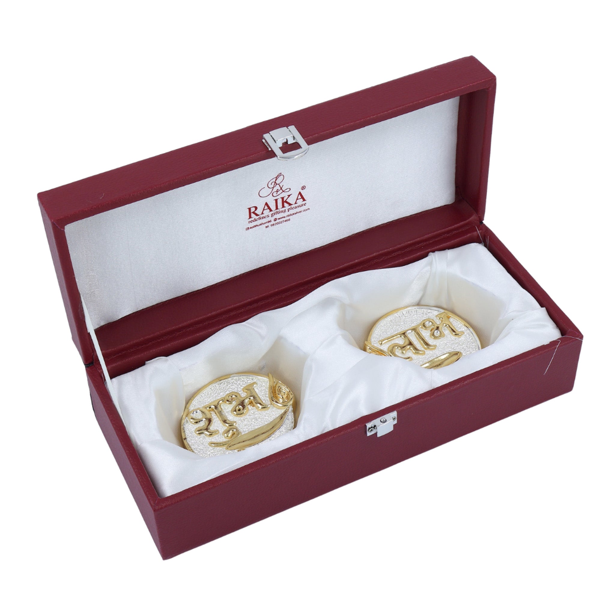 Shubh Labh Wall Hanging – Silver & Gold Finish