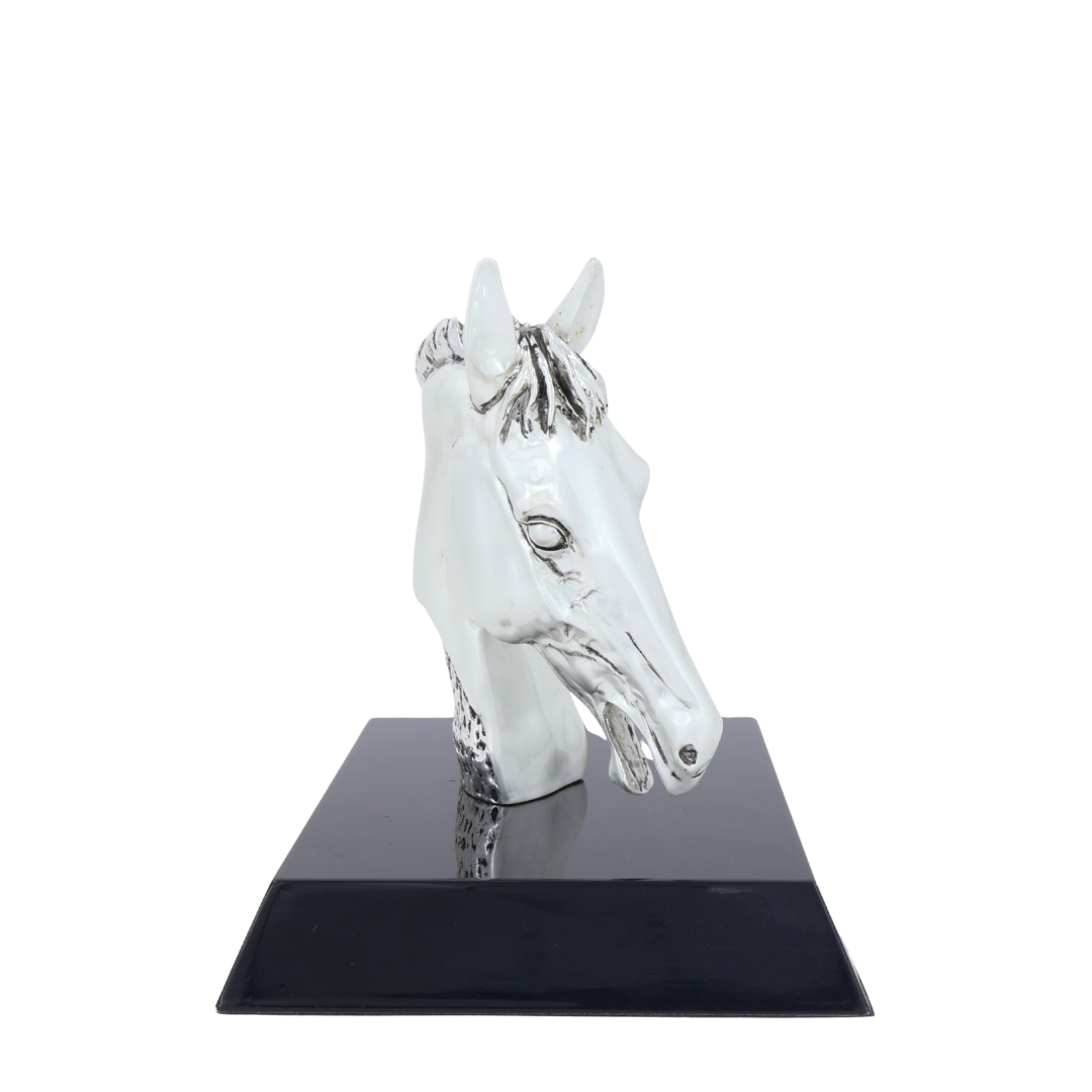 Silver Horse Head Miniature