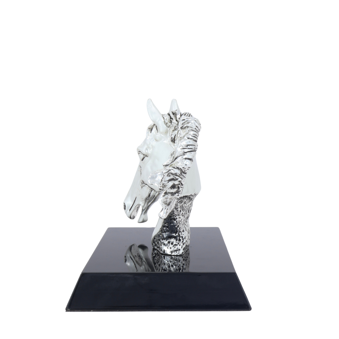 Silver Horse Head Miniature