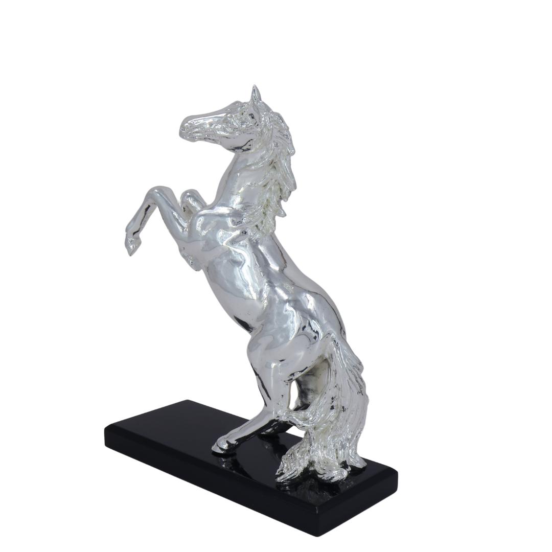 Rearing Horse Showpiece | Silver Plated