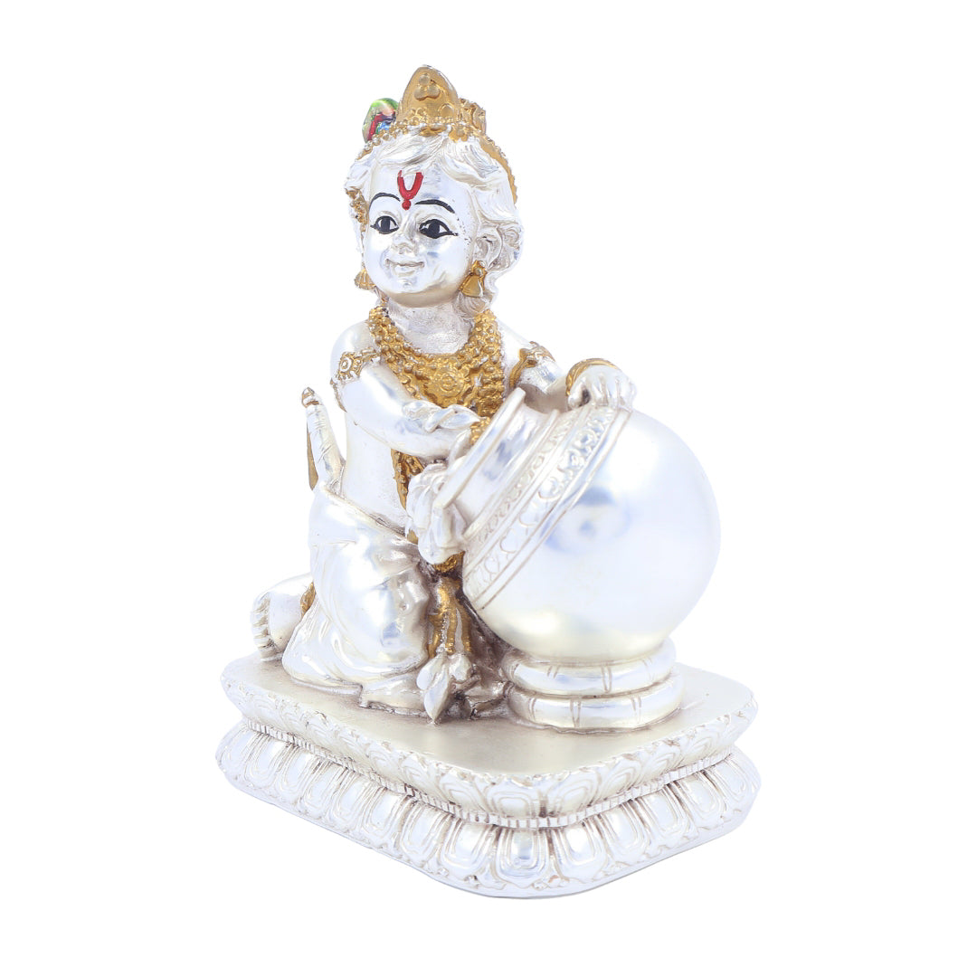 Makhan Chor Krishna Idol | Matt