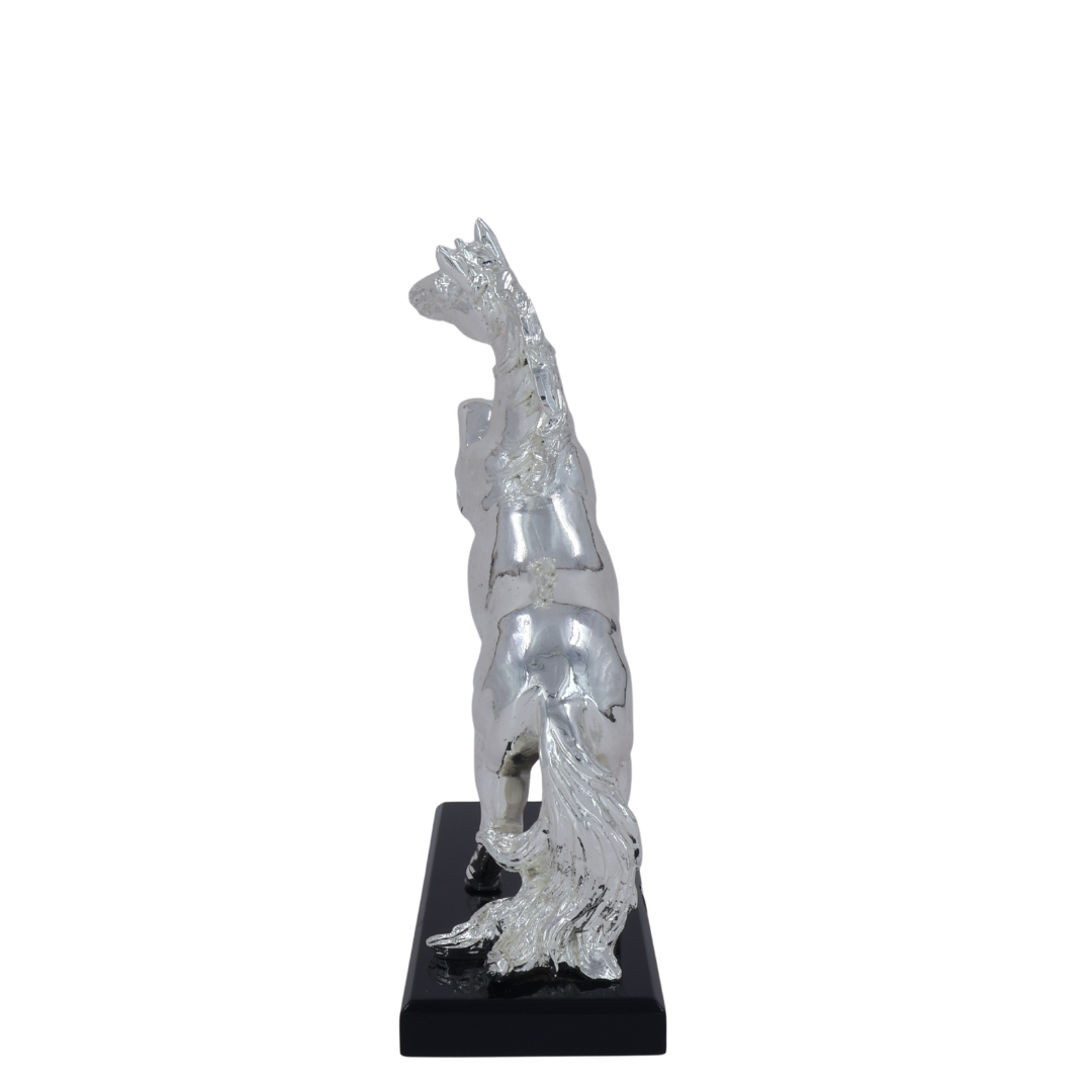 Rearing Horse Showpiece | Silver Plated