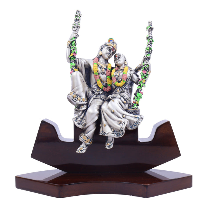 Radha Krishna on Swing