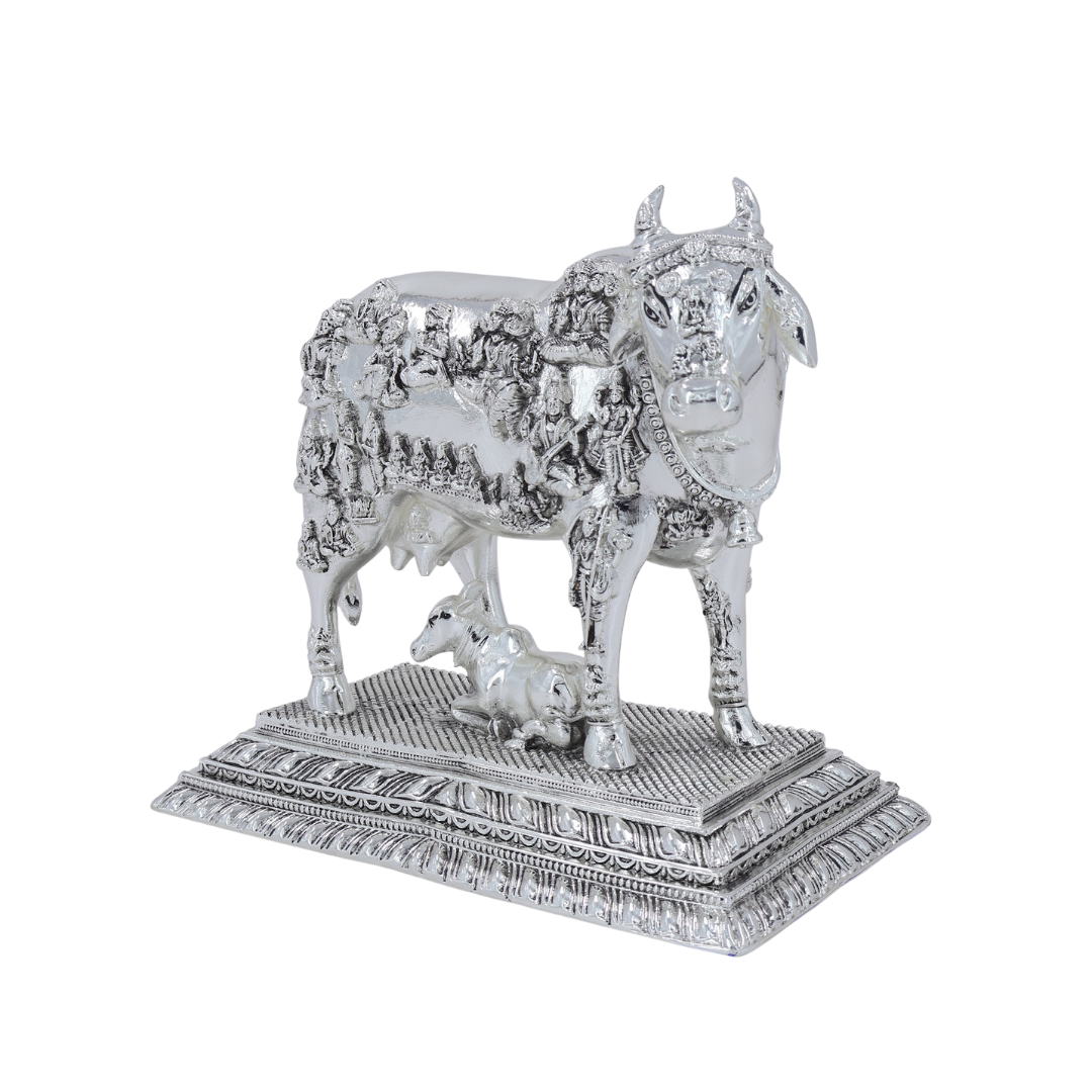Kamdhenu Cow Idol | Silver