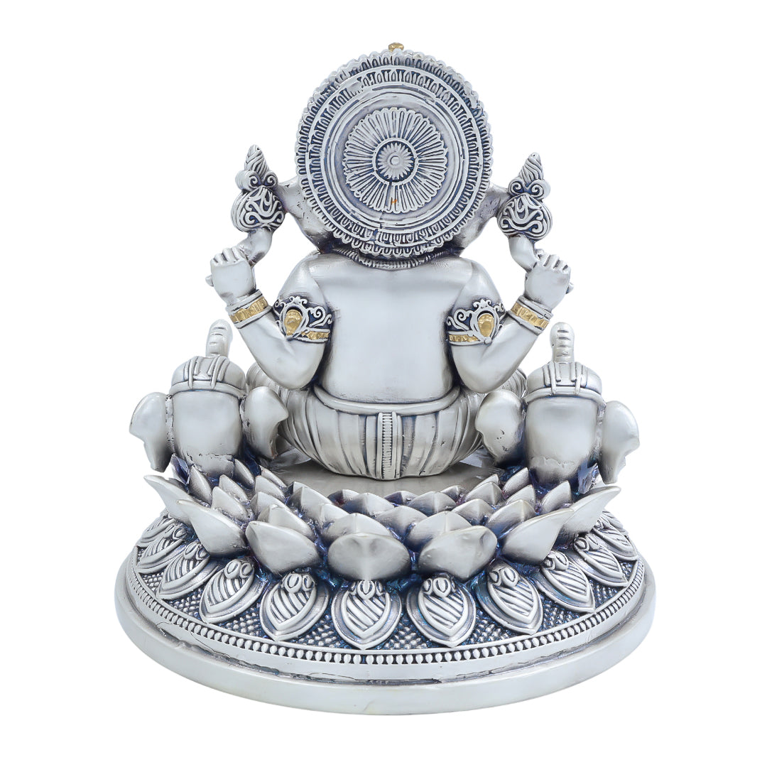 LOTUS GANESH | ANTIQ FINISH