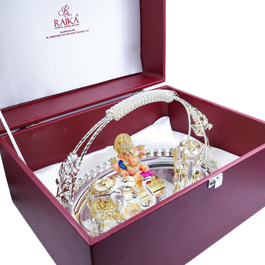 Shubh Ganesh Murti with Royal Elephant Tray