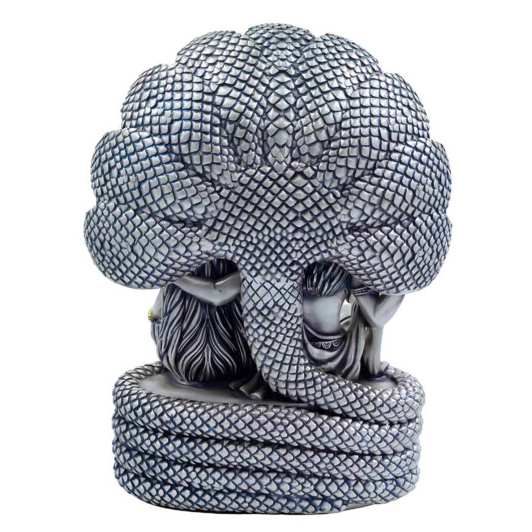 RAIKA'S VISHNU LAXMI ANTIQ EMERY WITH GOLD LEAF