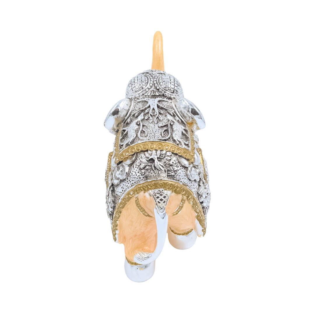 RAIKA'S ELEPHANT SILVER BLACK PEACH PEARL BODY