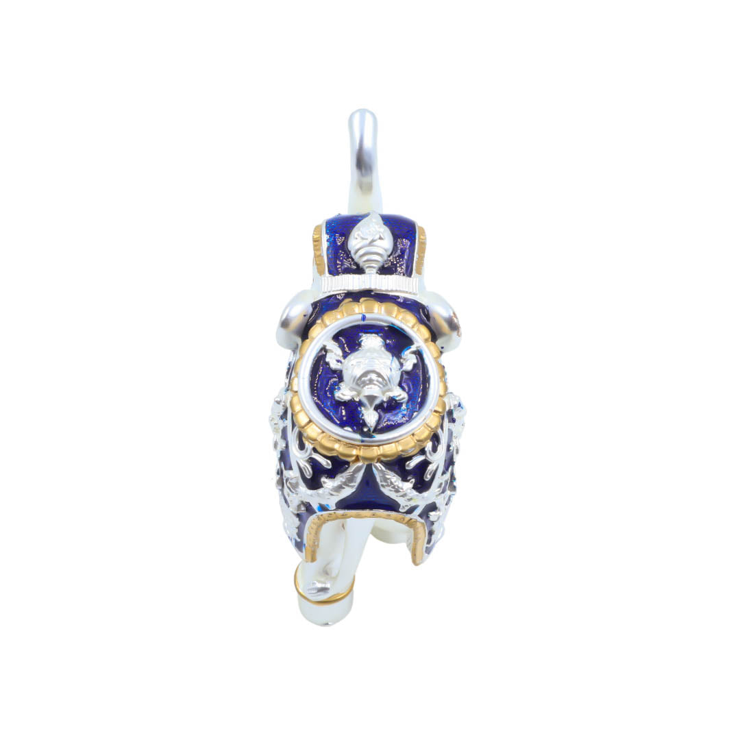RAIKA'S ELEPHANT BRIGHT SILVER BLUE MEENA