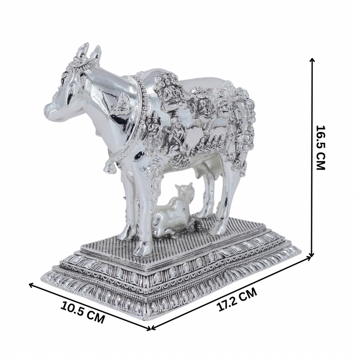 Kamdhenu Cow Idol | Silver