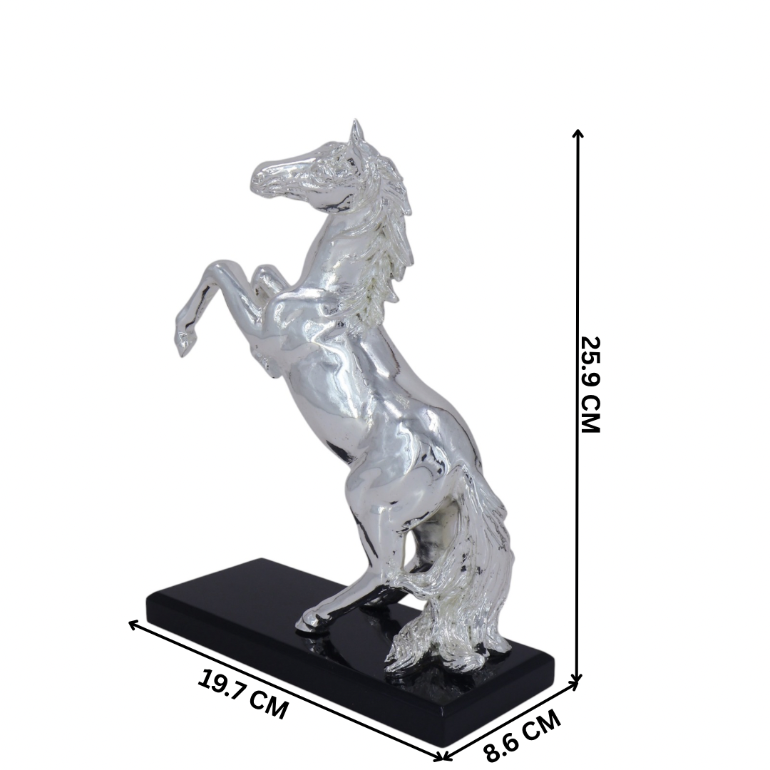 Rearing Horse Showpiece | Silver Plated