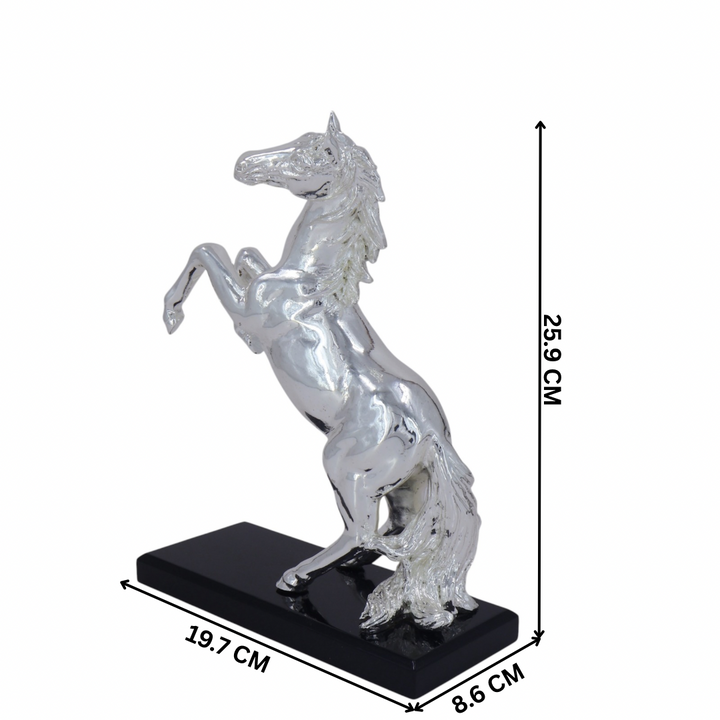 Rearing Horse Showpiece | Silver Plated