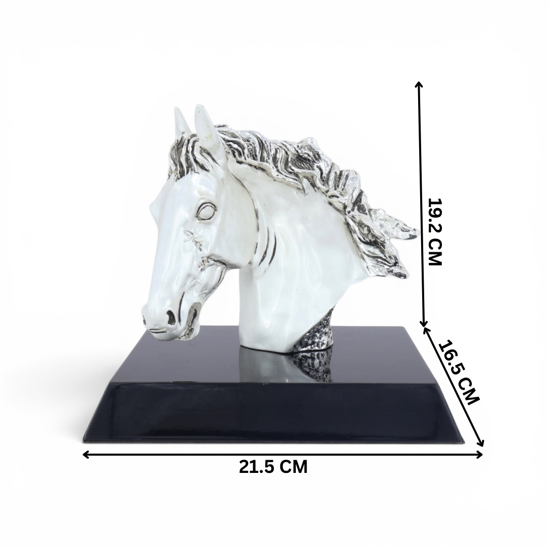 Silver Horse Head Miniature