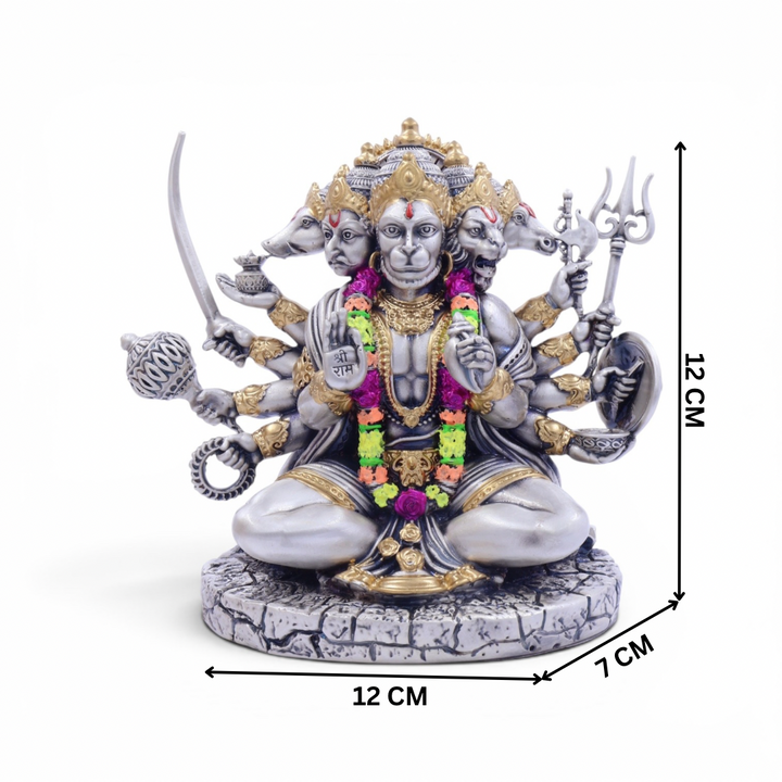 Panchmukhi Hanuman Idol | Colour