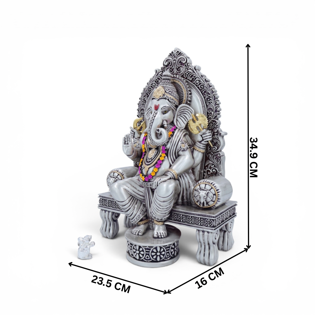 Raika's Sihasan Ganesha Italian Finish BIG