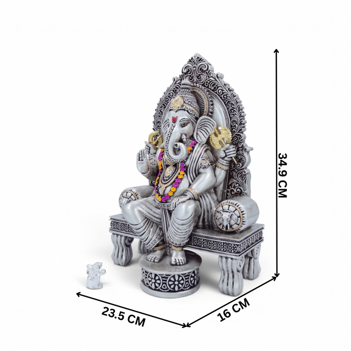 Raika's Sihasan Ganesha Italian Finish BIG