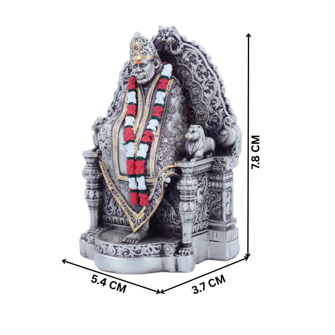 Shirdi Sai Baba With Sihasan  Idol | SMALL