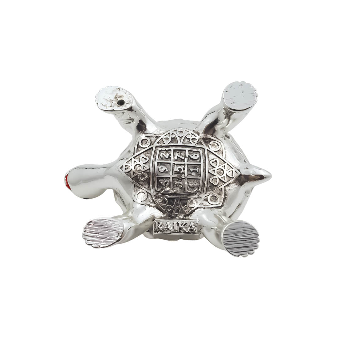 Raika's Vastu Tortoise Silver Antiq