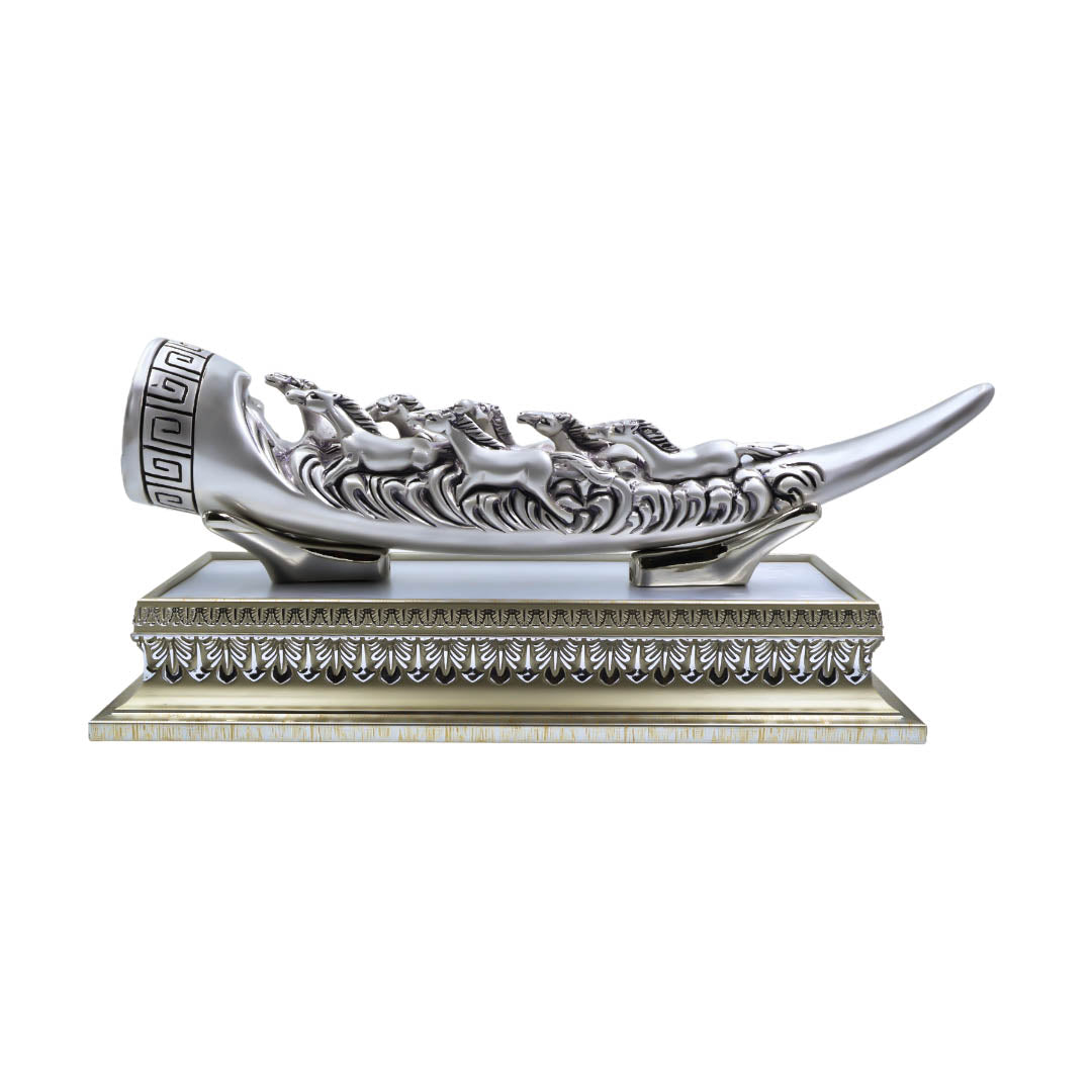 Raika's Horn Tusk With Base Antiq Emery