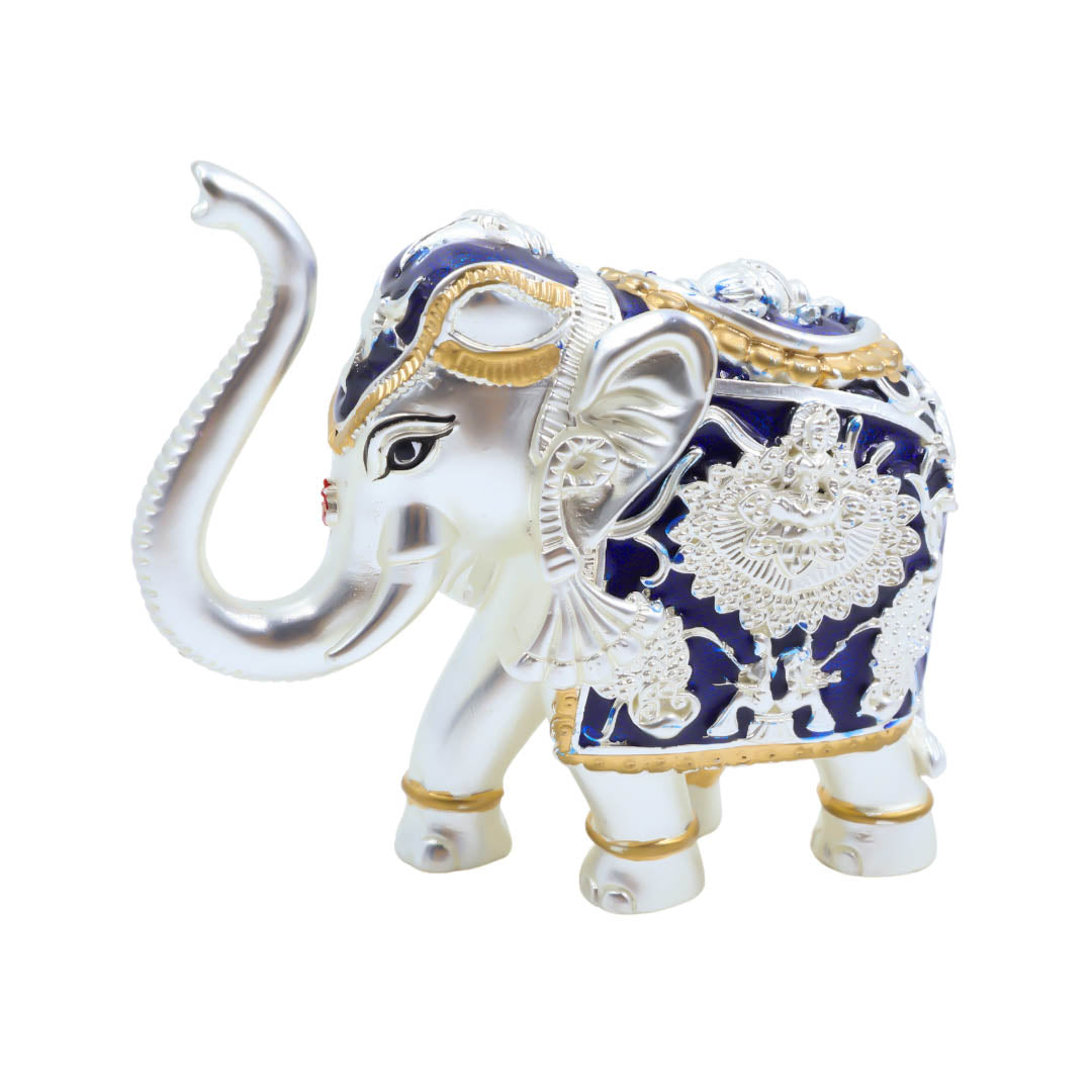 RAIKA'S ELEPHANT BRIGHT SILVER BLUE MEENA