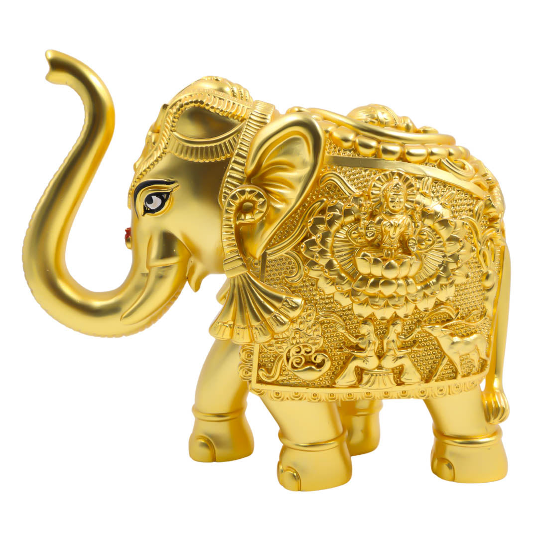 RAIKA'S SHANKH ELEPHANT GOLD MATT