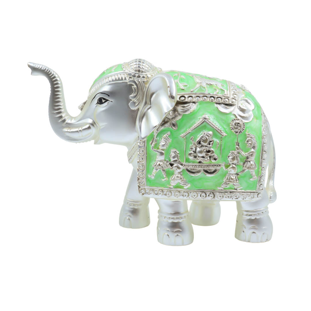 RAIKA'S ELEPHANT BRIGHT MATT MINT GREEN MEENA