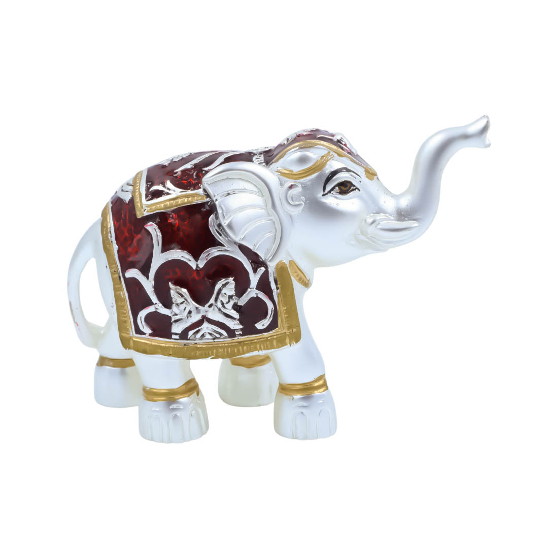 RAIKA'S MINI ELEPHANT BRIGHT ANTIQ MATT MAROON MEENA