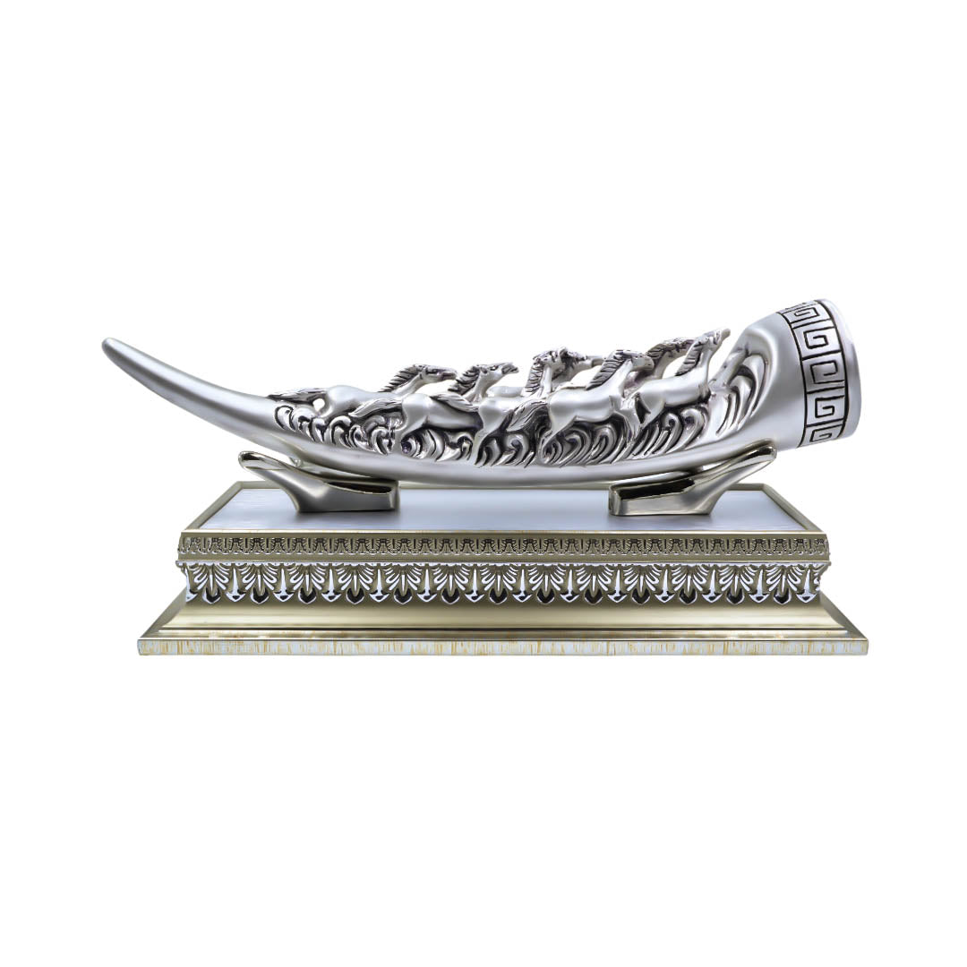 Raika's Horn Tusk With Base Antiq Emery