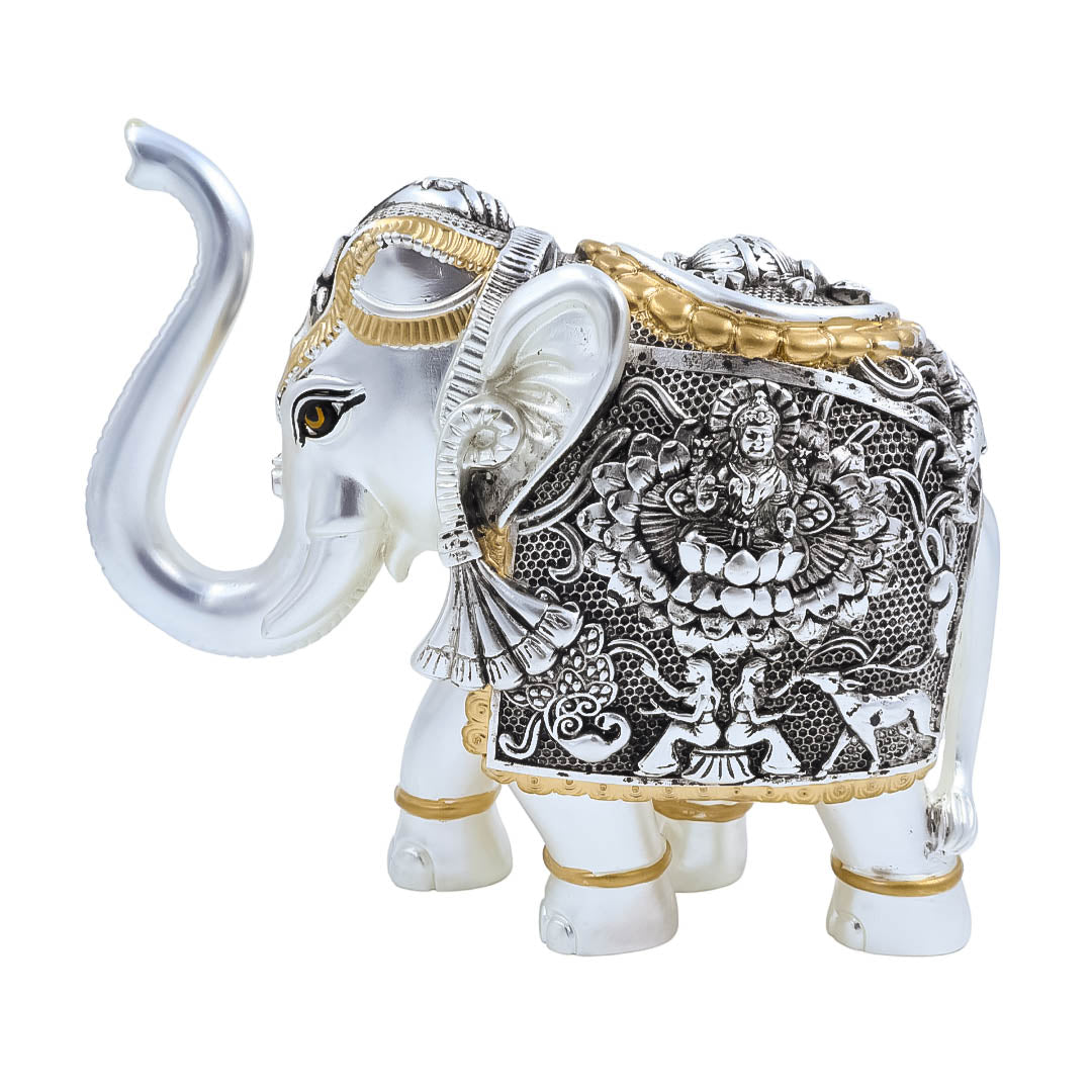 RAIKA'S SHANKH ELEPHANT BRIGHT MATT ANTIQ