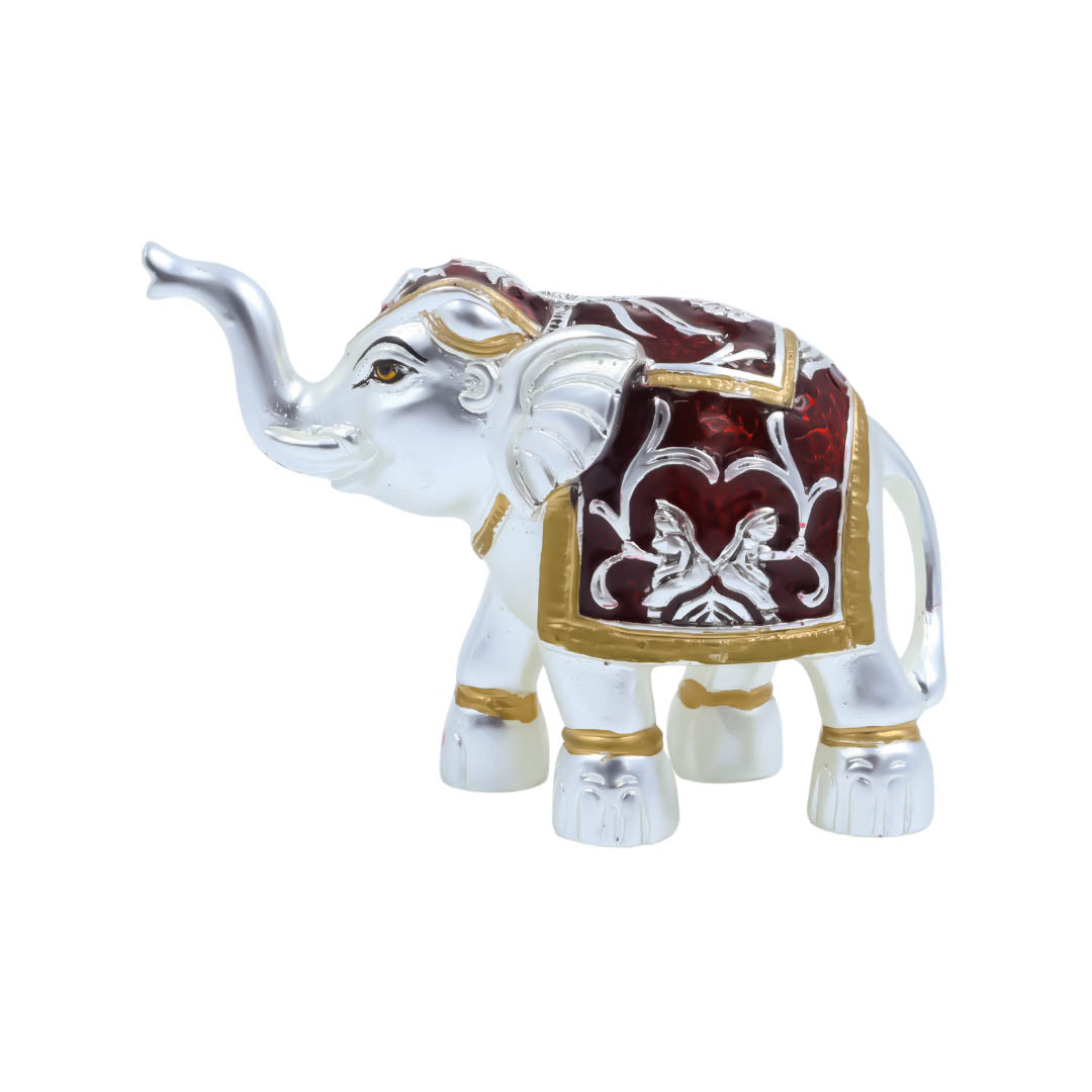 RAIKA'S MINI ELEPHANT BRIGHT ANTIQ MATT MAROON MEENA