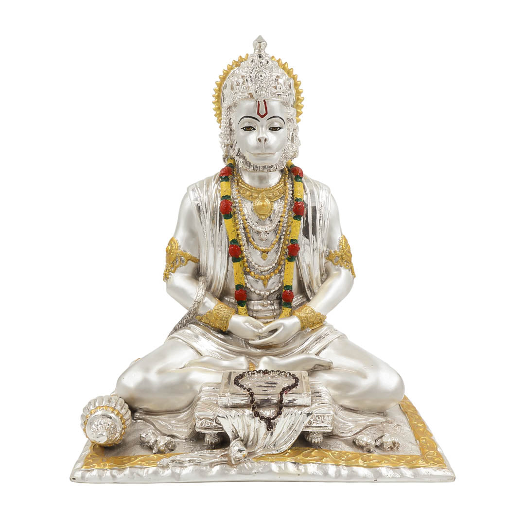 RAIKA'S HANUMAN SITTING ANTIQ EMERY - 1
