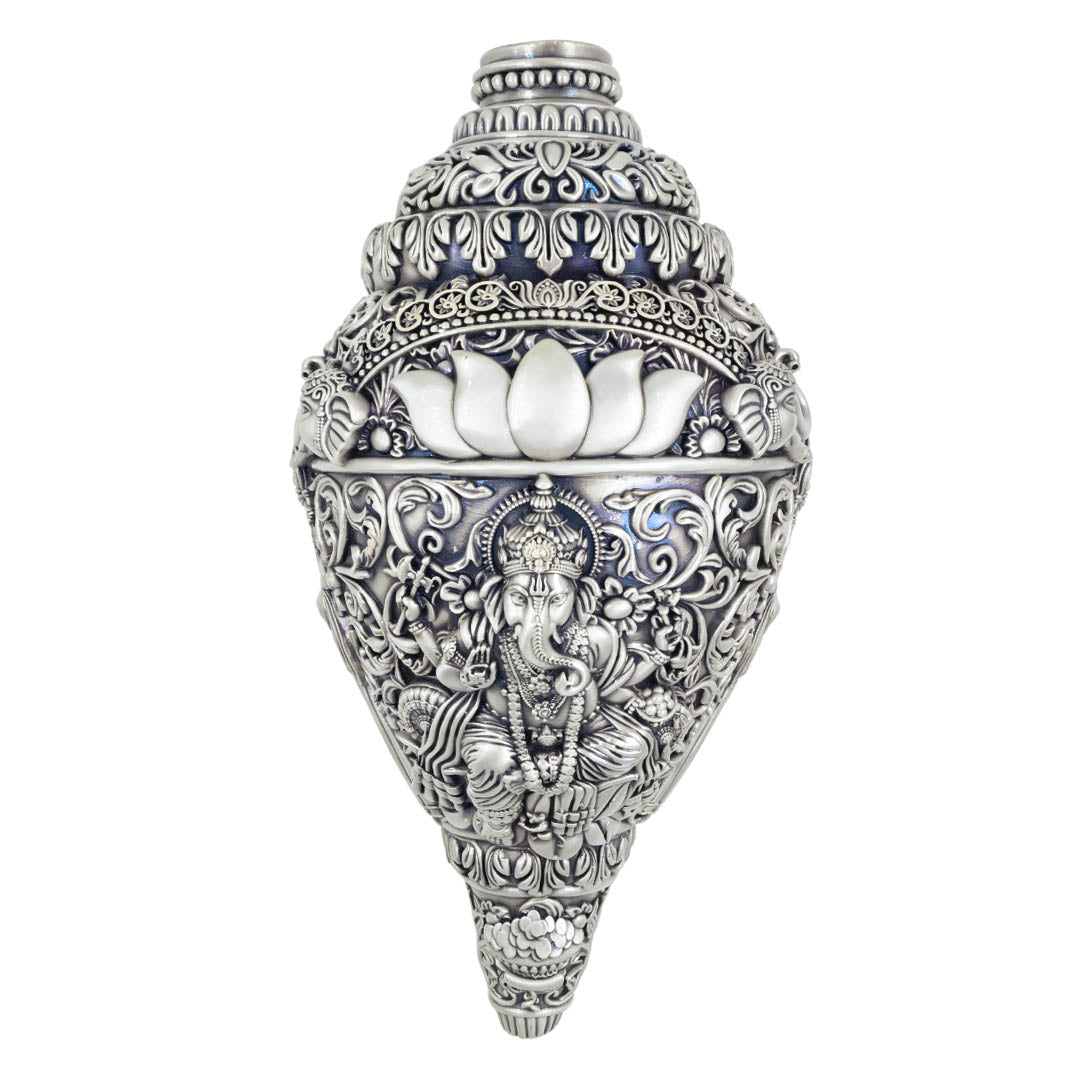 RAIKA'S GANESHA SHANKH ANTIQ EMERY