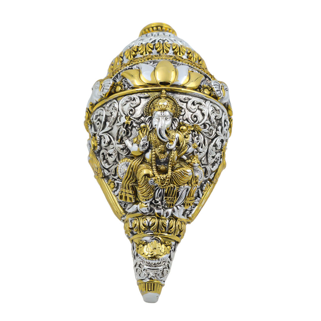 Raika's Ganesha Shankh Two Tone