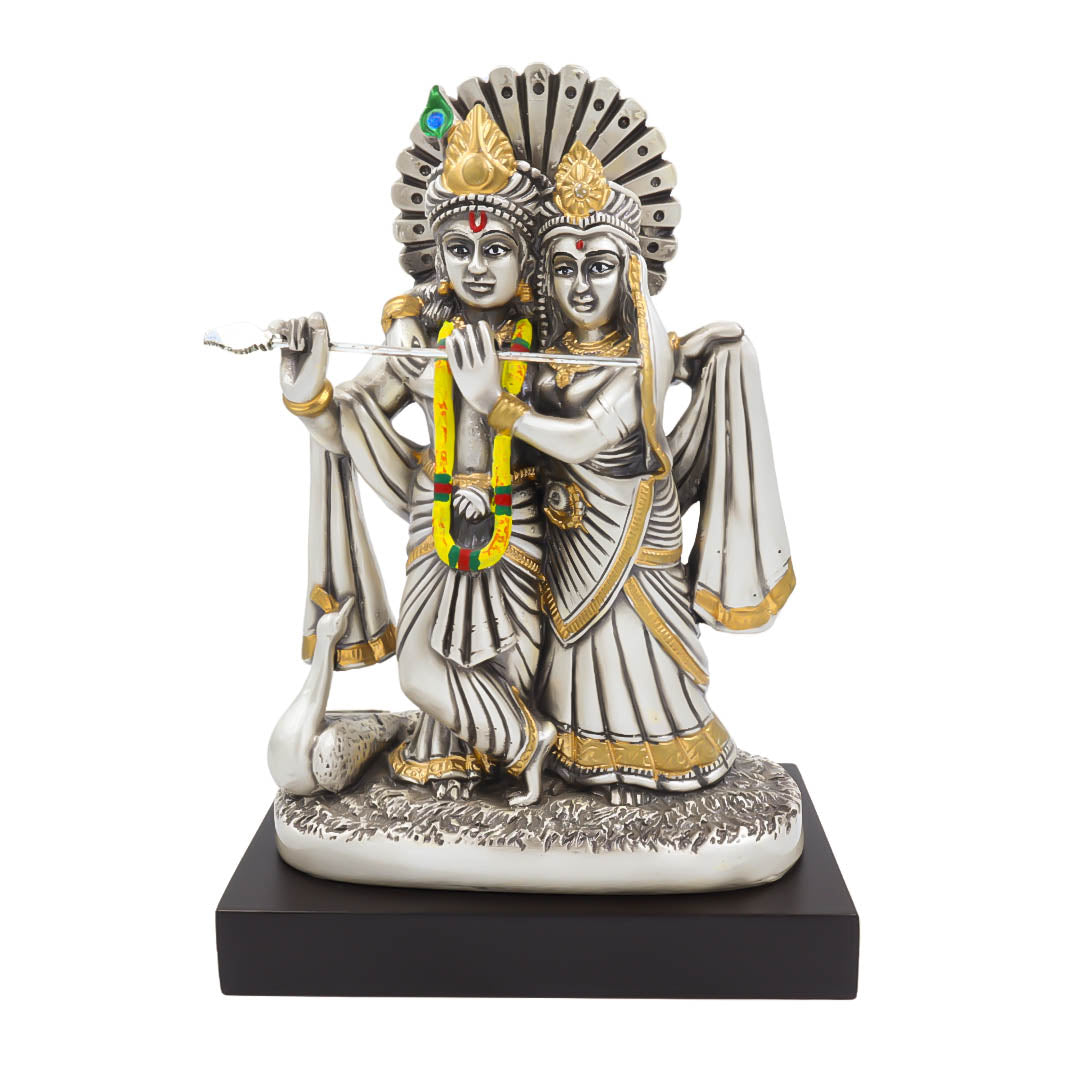 RAIKA'S RADHA KRISHNA SILVER ANTIQ