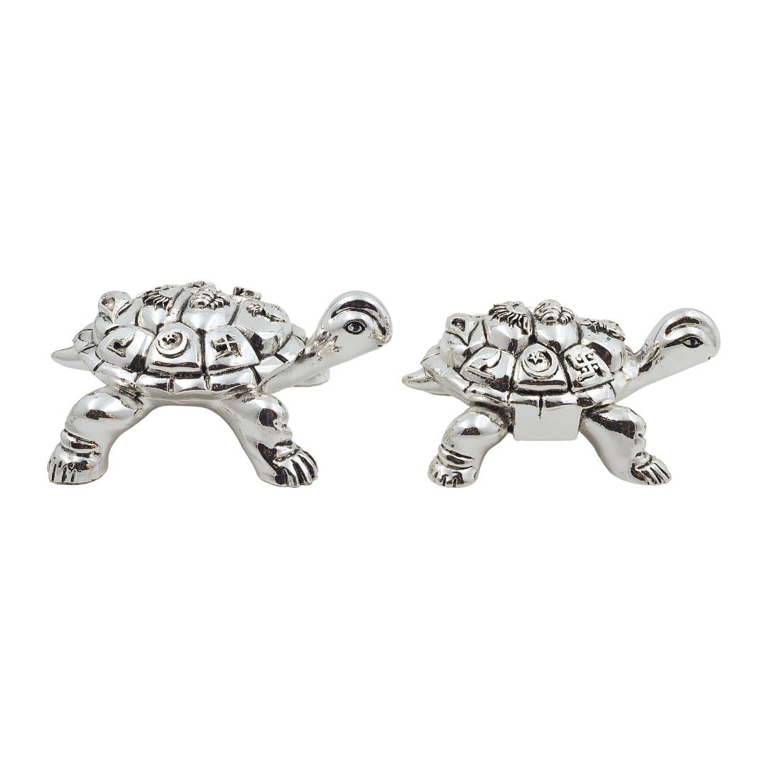 Raika's Vastu Tortoise Silver Antiq