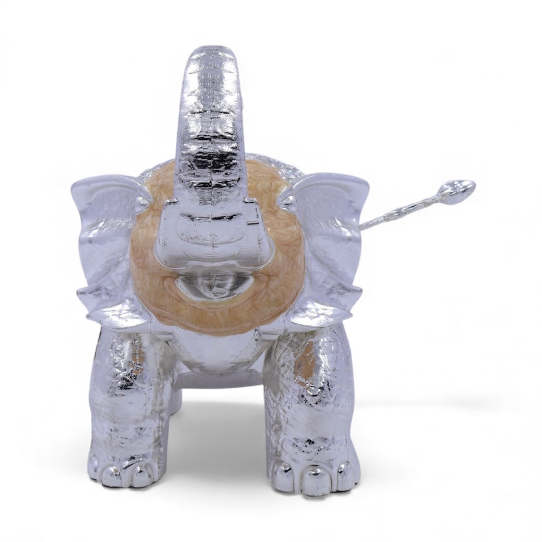 Elephant Sugar Pot Box | Peach