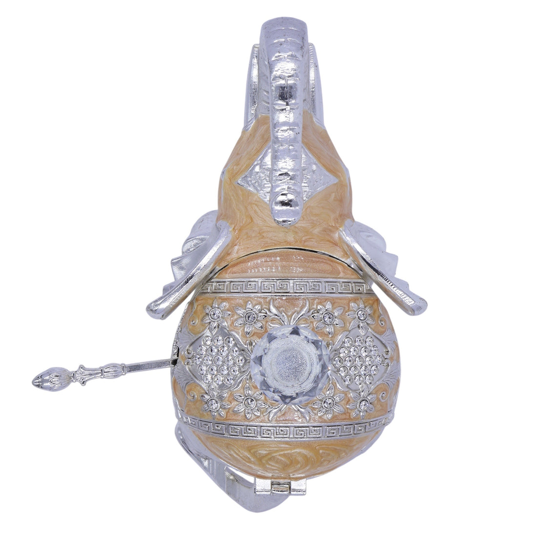 Elephant Sugar Pot Box | Peach