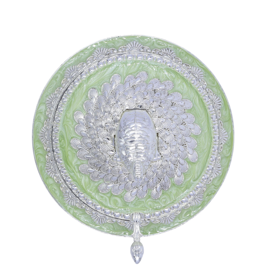 Peacock Sugar Pot Box | Green