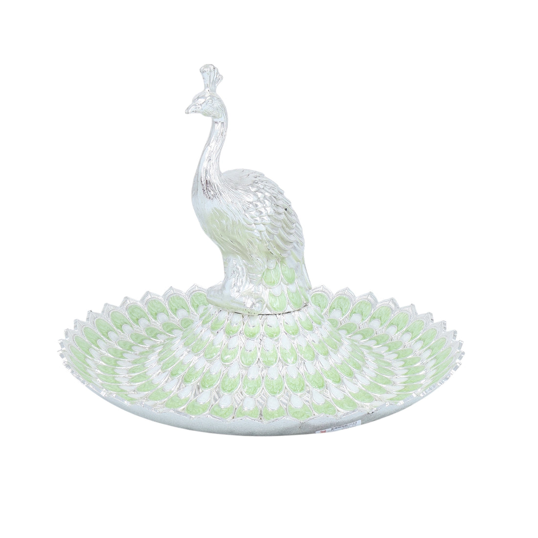 PEACOCK FEATHER TRAY | L MINT