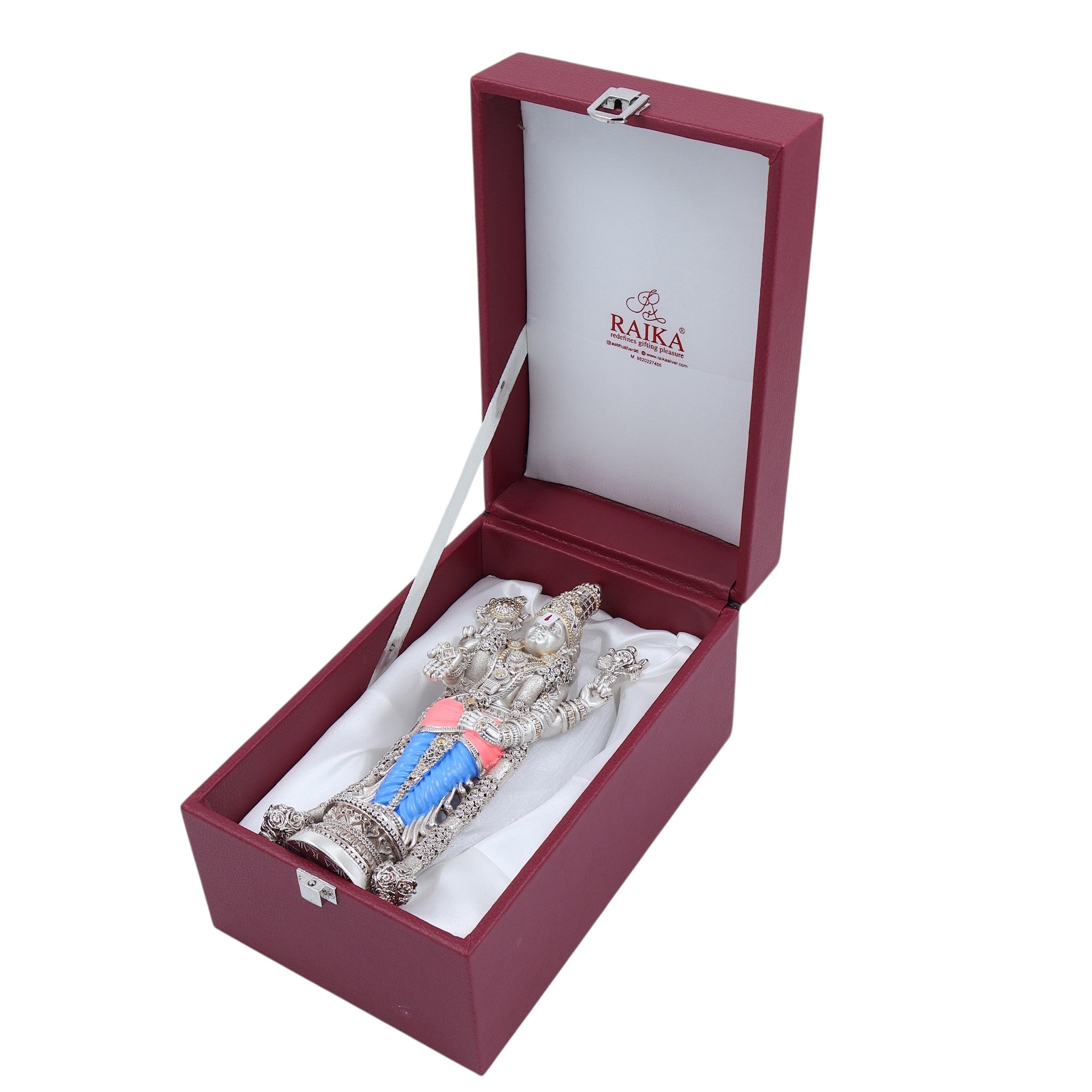 RAIKA'S TIRUPATI BALAJI ANTIQ EMERY CLR