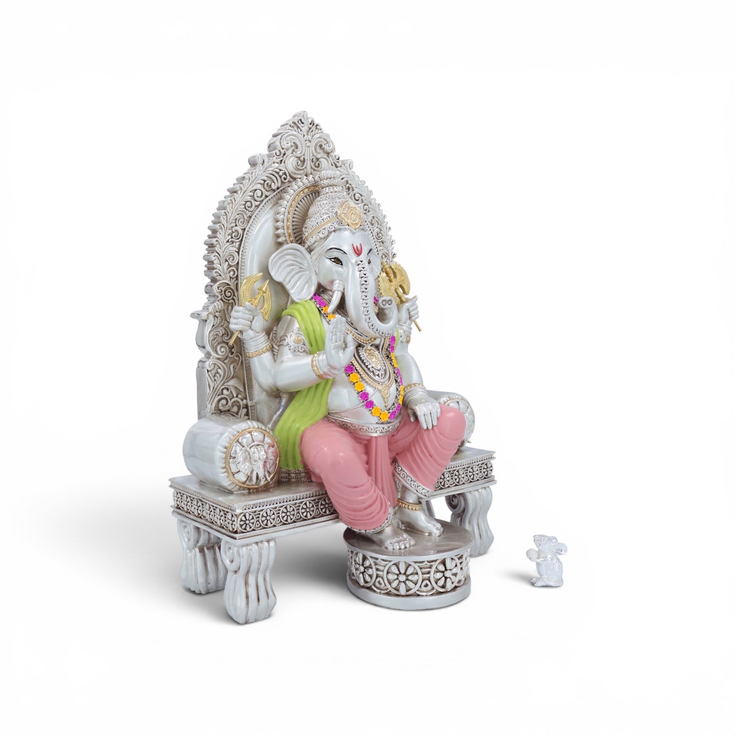 Raika's Sihasan Ganesha Colour Finish BIG