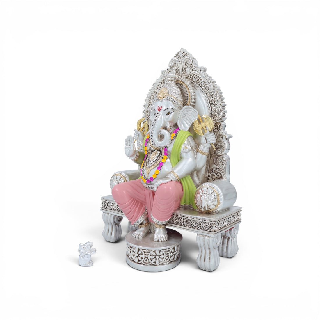 Raika's Sihasan Ganesha Colour Finish BIG