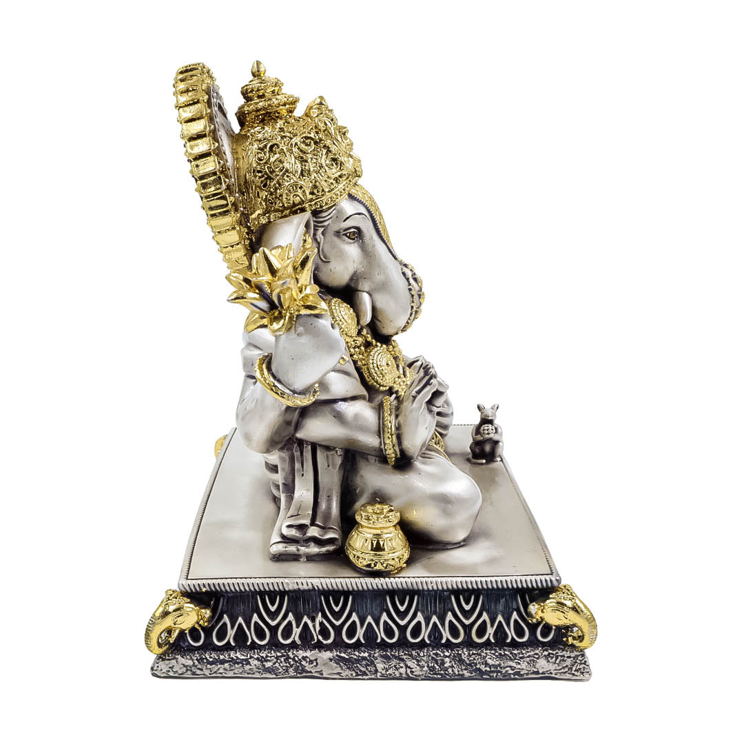 RAIKA'S DAGDU GANESH-3139 WITH GOLD LEAFING