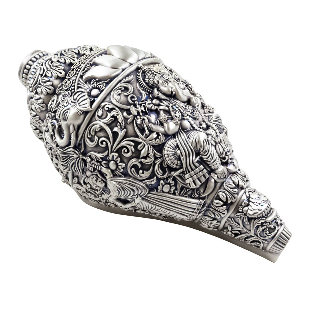 RAIKA'S GANESHA SHANKH ANTIQ EMERY