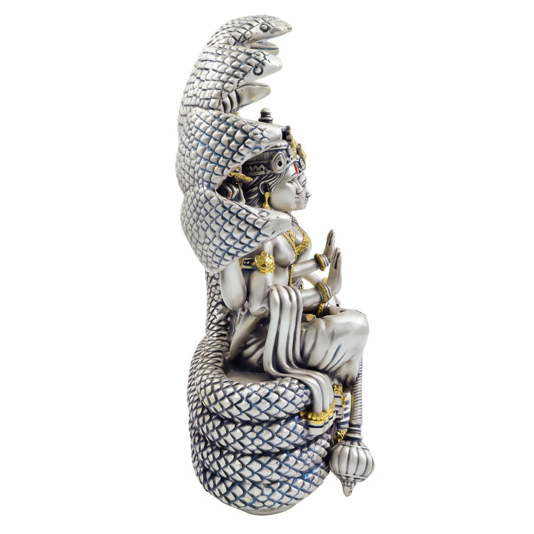 RAIKA'S VISHNU LAXMI ANTIQ EMERY WITH GOLD LEAF