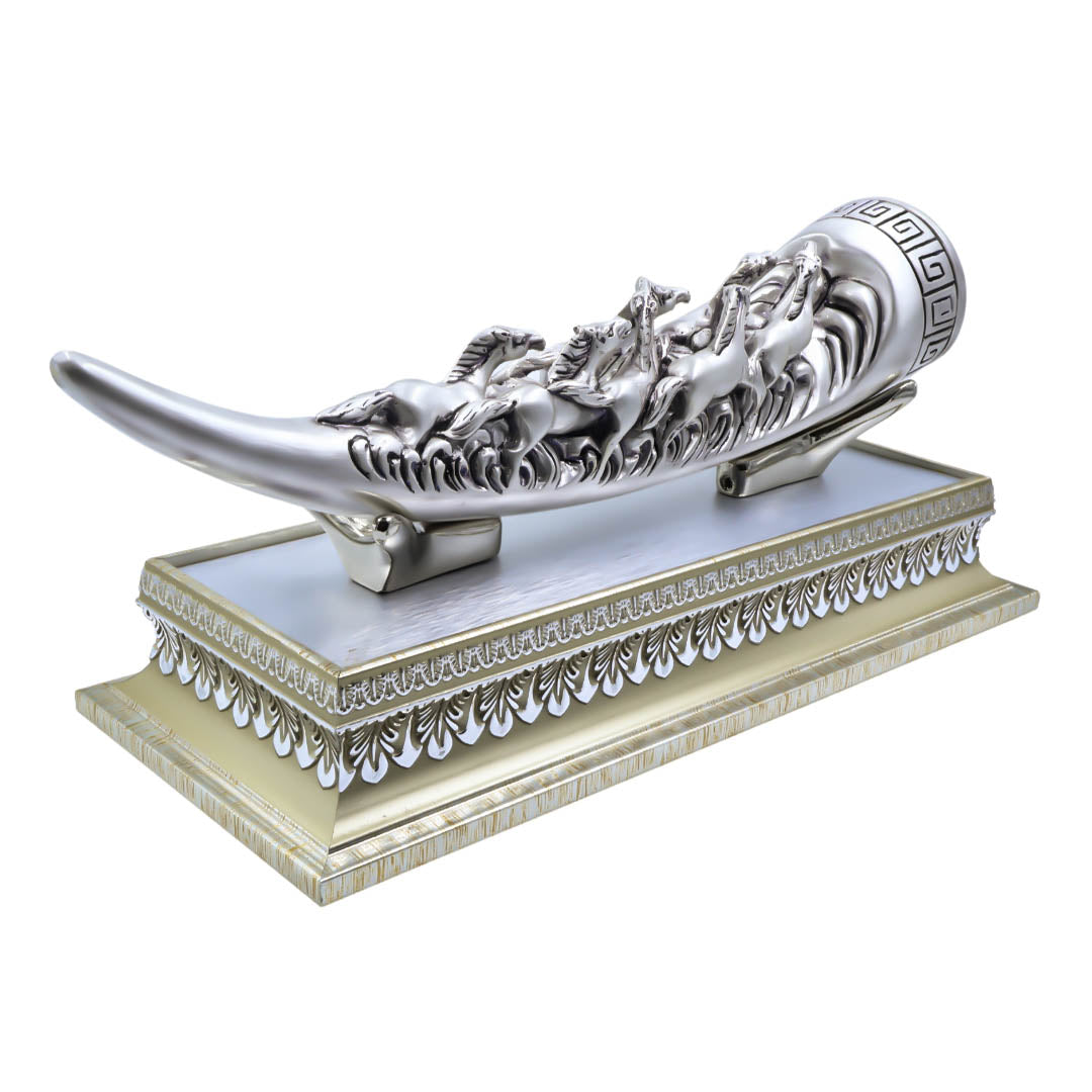 Raika's Horn Tusk With Base Antiq Emery