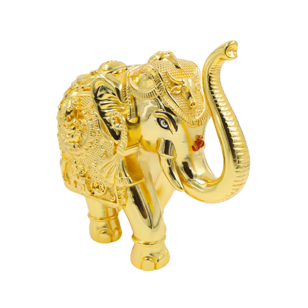 RAIKA'S SHANKH ELEPHANT UP GOLD W/P