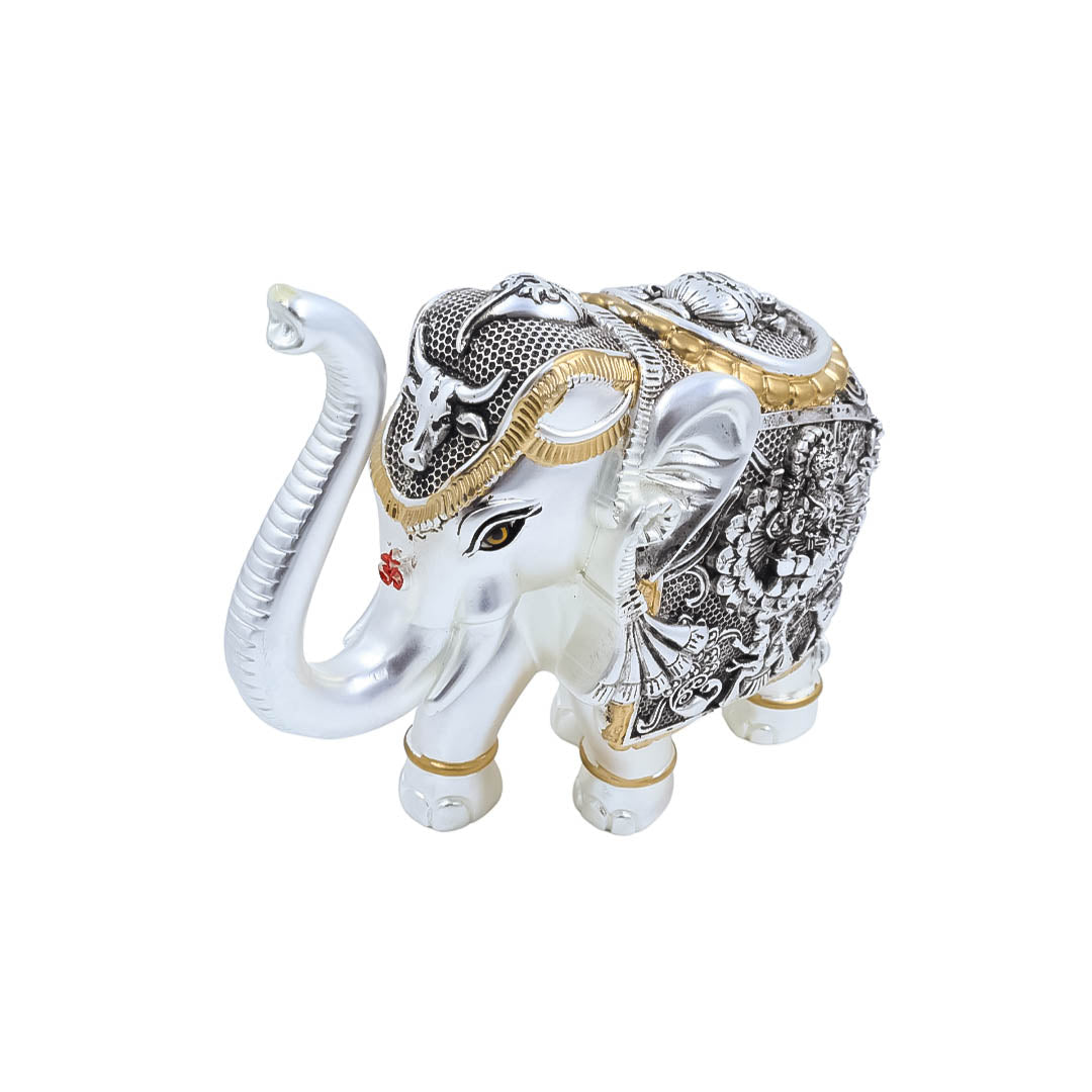 RAIKA'S SHANKH ELEPHANT BRIGHT MATT ANTIQ