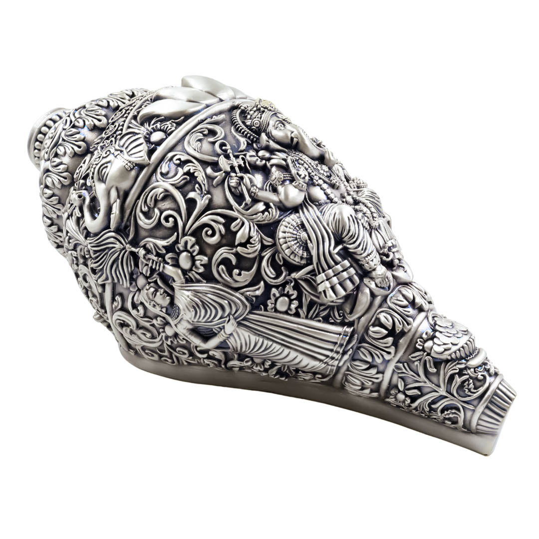 RAIKA'S GANESHA SHANKH ANTIQ EMERY